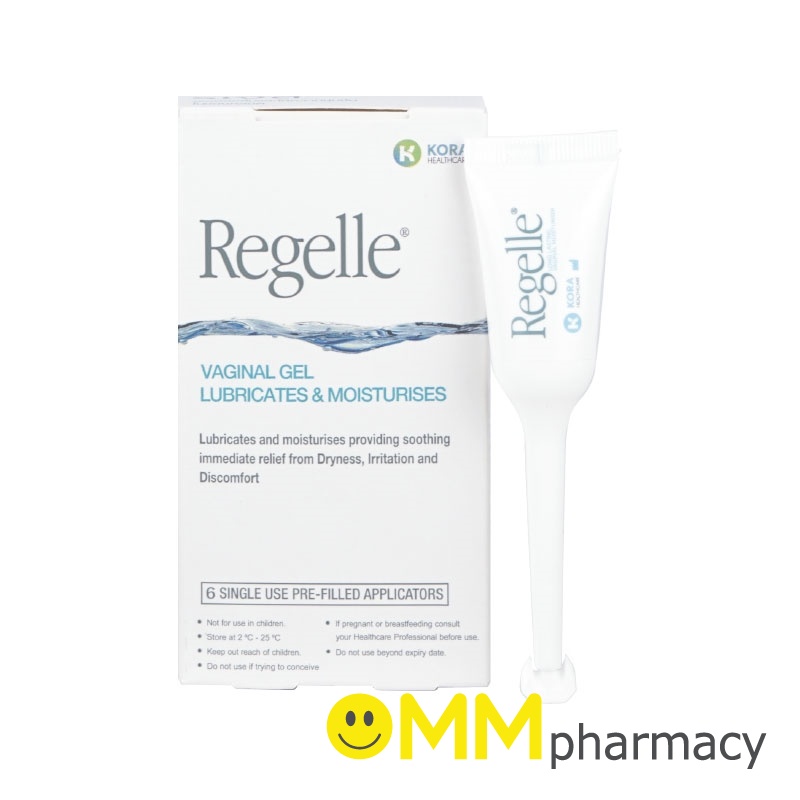 REGELLE รีเจล เจลให้ความชุ่มชื้นในช่องคลอด 6ชิ้น/กล่อง