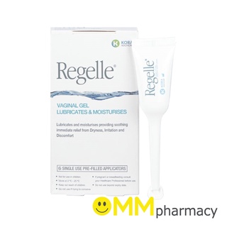 REGELLE รีเจล เจลให้ความชุ่มชื้นในช่องคลอด 6ชิ้น/กล่อง