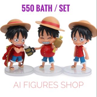 โมเดลวันพีช Onepiece model 12 cm. 3 ชิ้น/set