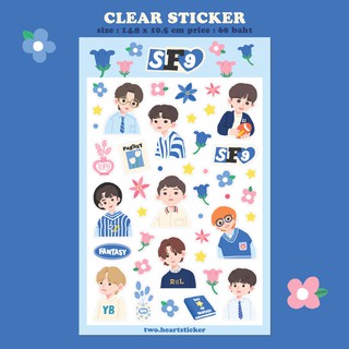 SF9 Sticker เอสเอฟ9 สติ๊กเกอร์ ขนาด A6