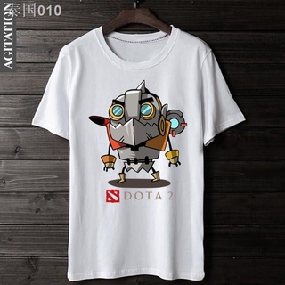 เสื้อยืดคอกลม【hot sale】010ความปั่นป่วน DOTA2 Dota เกมแขนสั้นครึ่งเสื้อยืดชายเครื่องจักรพระเจ้าวัวพระเจ้านักรบ windrunner