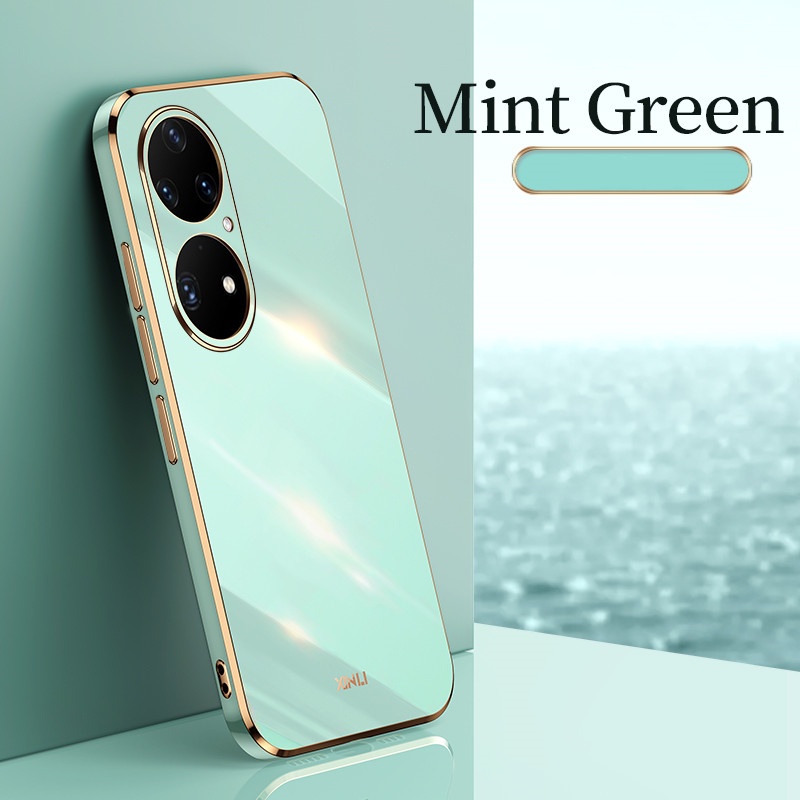 เคสโทรศัพท์มือถือ ซิลิโคนนิ่ม ชุบไฟฟ้า กันกระแทก หรูหรา สําหรับ Huawei Mate 50 40 30 20 Pro