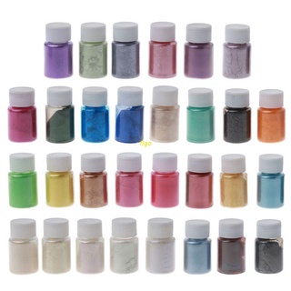 Flgo ผงไข่มุกเรซิ่น เกรดเครื่องสําอาง สําหรับย้อมสี 30 สี