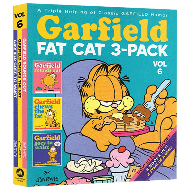 洋書Garfield Fat Cat 3-Pack(ガーフィールド英語漫画)10本・音楽・ゲーム