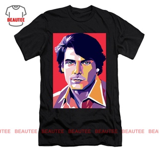 TSHIRTฝ้ายเสื้อยืดคอกลมcrew neckเสื้อยืด พิมพ์ลาย Christopher ReeveS-4XLs-5xl