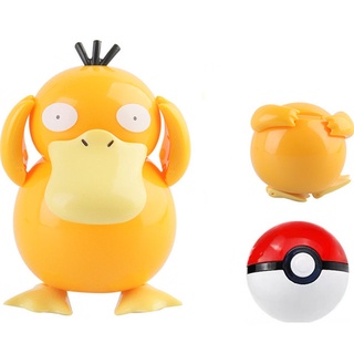 โมเดลฟิกเกอร์ Pokemon Psyduck Pocket Monsters เหมาะกับของขวัญ ของเล่นสําหรับเด็ก