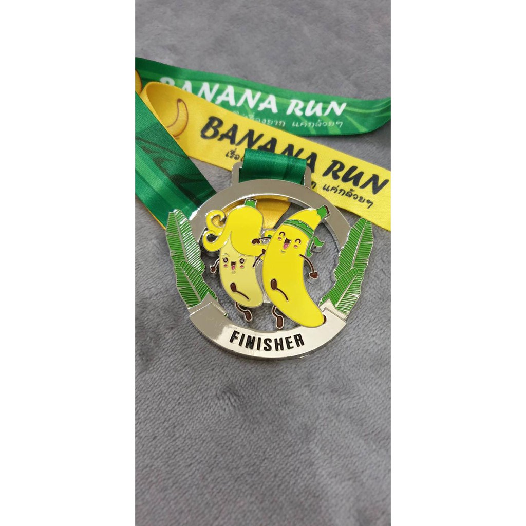 ฺBANANA RUN - Virtual run งานวิ่ง วิ่งเอง วิ่งแถวบ้าน เหรียญวิ่ง เหรียญรางวัล เหรียญสร้างแรงบันดาลใจ