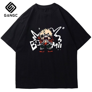 เสื้อยืดวินเทจใหม่ เสื้อยืดแขนสั้น พิมพ์ลายการ์ตูน Boku No Hero Academia สไตล์วินเทจ สําหรับผู้ชาย Cbknmk60Khjnjh71S-3XL