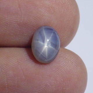 พลอย สตาร์ แซฟไฟร์ ดิบ ธรรมชาติ แท้ ( Unheated Natural White Star Sapphire ) หนัก 2.58 กะรัต