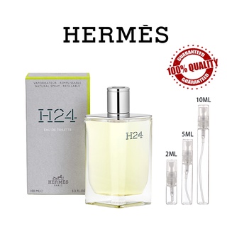 ขายน้ำหอมแบรนด์แท้ 100% Hermes H24 Eau De Toilette EDT 2ml/5ml/10ml