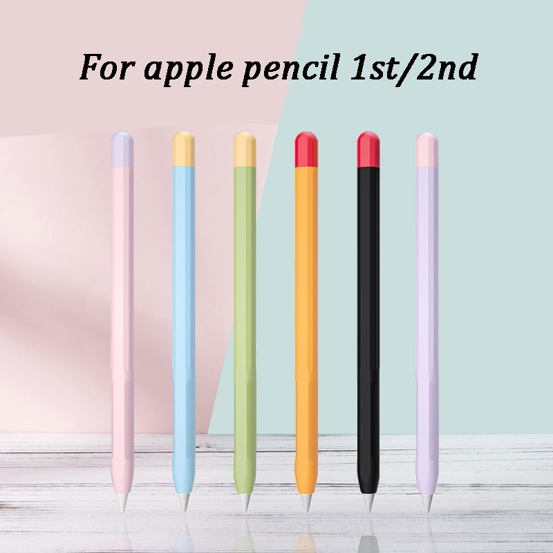 กระเป๋าเคสสําหรับใส่ดินสอปากกาแบบพกพาสําหรับ Apple Pencil 2 1st 2nd