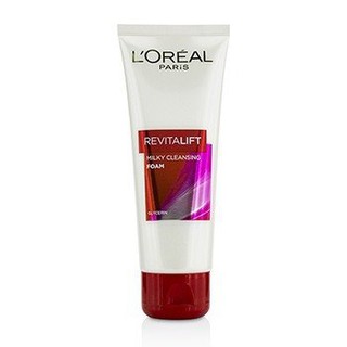 LOREAL REVITALIFT MILKY CLEANSING FOAM 100 ml ผิวเนียนนุ่มชุ่มชื้น