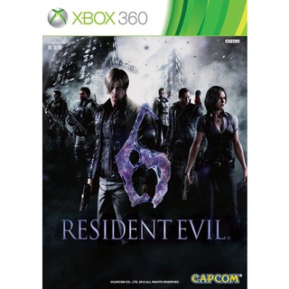 Resident Evil 6 xbox360 [Region Free] *มี 2แผ่น* แผ่นXbox360 แผ่นไรท์เล่นได้กับเครื่องที่แปลงระบบแล้ว