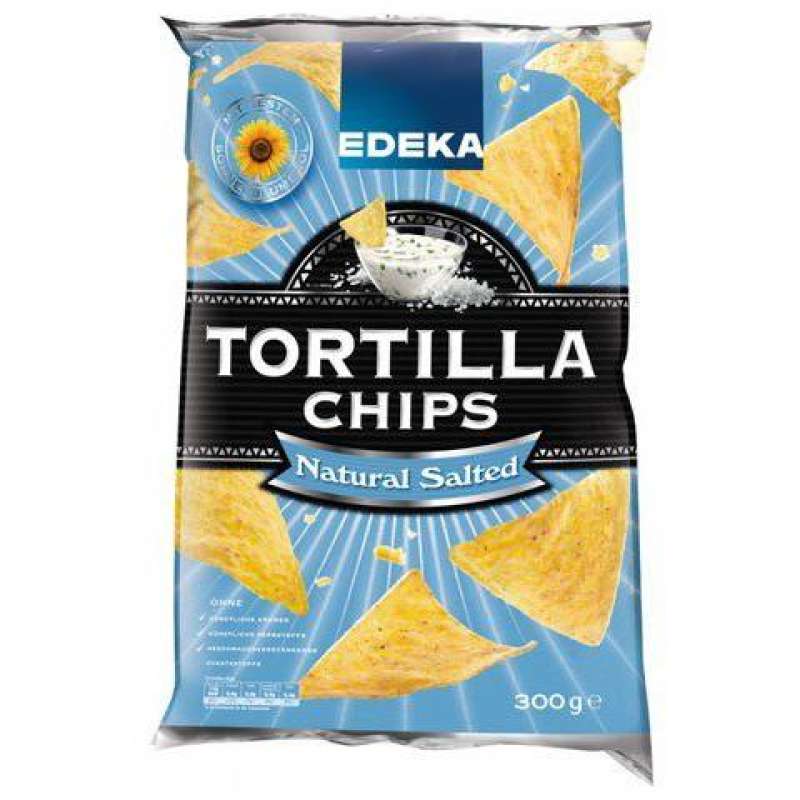 (แพ็ค 2) Edeka Salted Tortilla Chips 300 กรัม