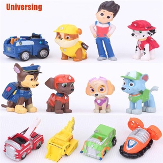 (Universing) โมเดลหุ่น Paw Patrol 12 ของเล่นสําหรับเด็ก