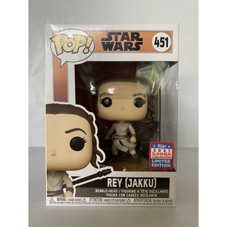 Funko Pop Rey (Jakku) Star Wars Exclusive SDCC 2021 Damage Box