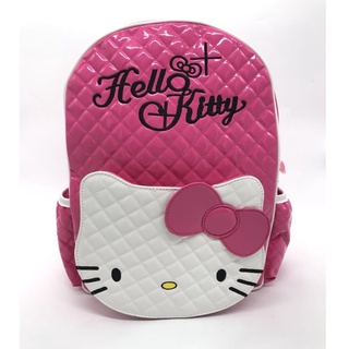 กระเป๋าเป้สะพายหลัง กระเป๋านักเรียน พิมพ์ลายการ์ตูน Hello Kitty สีชมพู ขนาดใหญ่ สําหรับเด็กผู้หญิง 2022