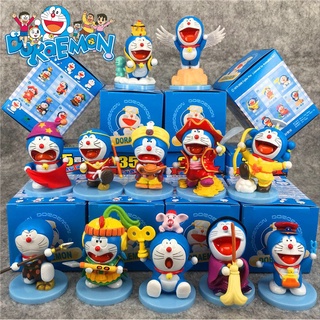 โมเดลโดเรม่อน Doraemon ขนาดสุง 5-8 CM | 1 SET มี 6 ตัว พร้อมส่ง เก็บปลายทางได้