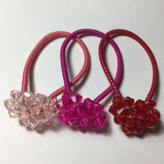 Swarovski crystal hair ties