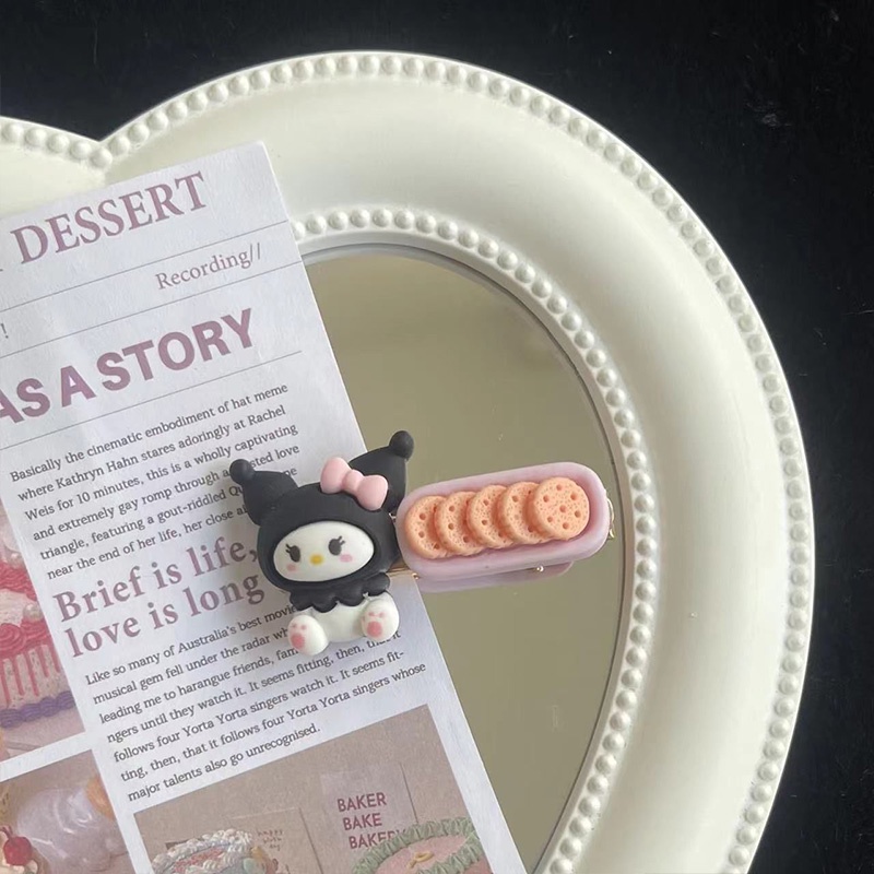 กิ๊บชีส กิ๊บติดผม น่ารัก หวานแหวว ตุ๊กตาติดกิ๊ฟ การ์ตูนสุนัข Cinnamoroll ฤดูร้อน ทั้งตัว สดใหม่ สําหรับเด็กผู้หญิง