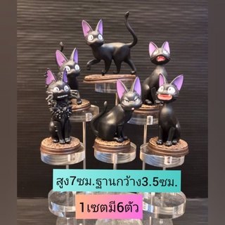 🐈‍⬛โมเดลแมว(1เซตได้6ตัวตามภาพคะ)