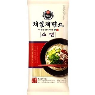 cj beksul somyun noodles โซเมียน เส้นหมี่เกาหลี เส้นทำพิบิมกุกซู มิลมยอน 500g 900g 제일 제면소 소면