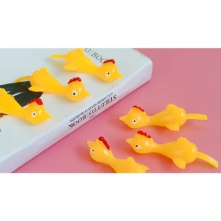 ไก่บิน ติดกำแพง หนังสติ๊กรูปไก่ ของเล่นหนังสติ๊กไก่ยืดได้ ไก่ดีด Elastic toy