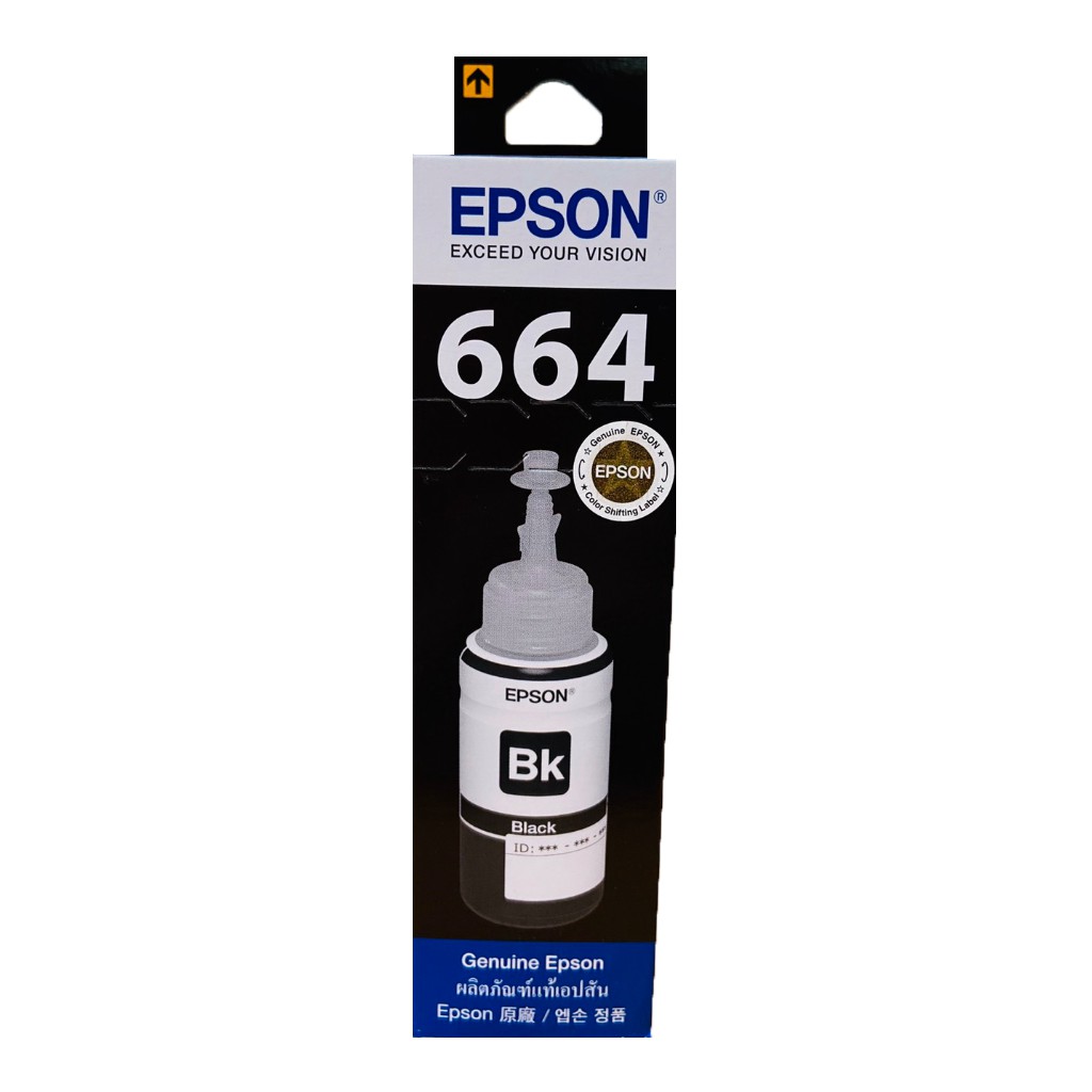 หมึกแท้ EPSON INK T664 100%(สินค้ามีกล่อง)