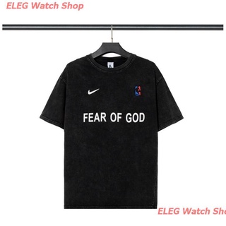 เสื้อยืดแขนสั้น Fog Fear Of God Essentials เสื้อยืดลําลองแขนสั้นคอกลมพิมพ์ลาย Popular T-shirts