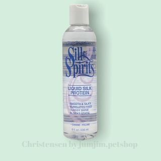 chris ​christensen Silk Spirits Liquid Silk Protein 236ml.เซรั่มบำรุงขน บำรุงขนสุนัข ขนลื่นสวยวงาม By jumjum.petshop