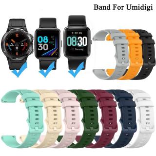 สายนาฬิกาข้อมือ ซิลิโคนนิ่ม ปรับได้ แบบเปลี่ยน สําหรับ Umidigi Uwatch GT Umidigi UFit Uwatch 3