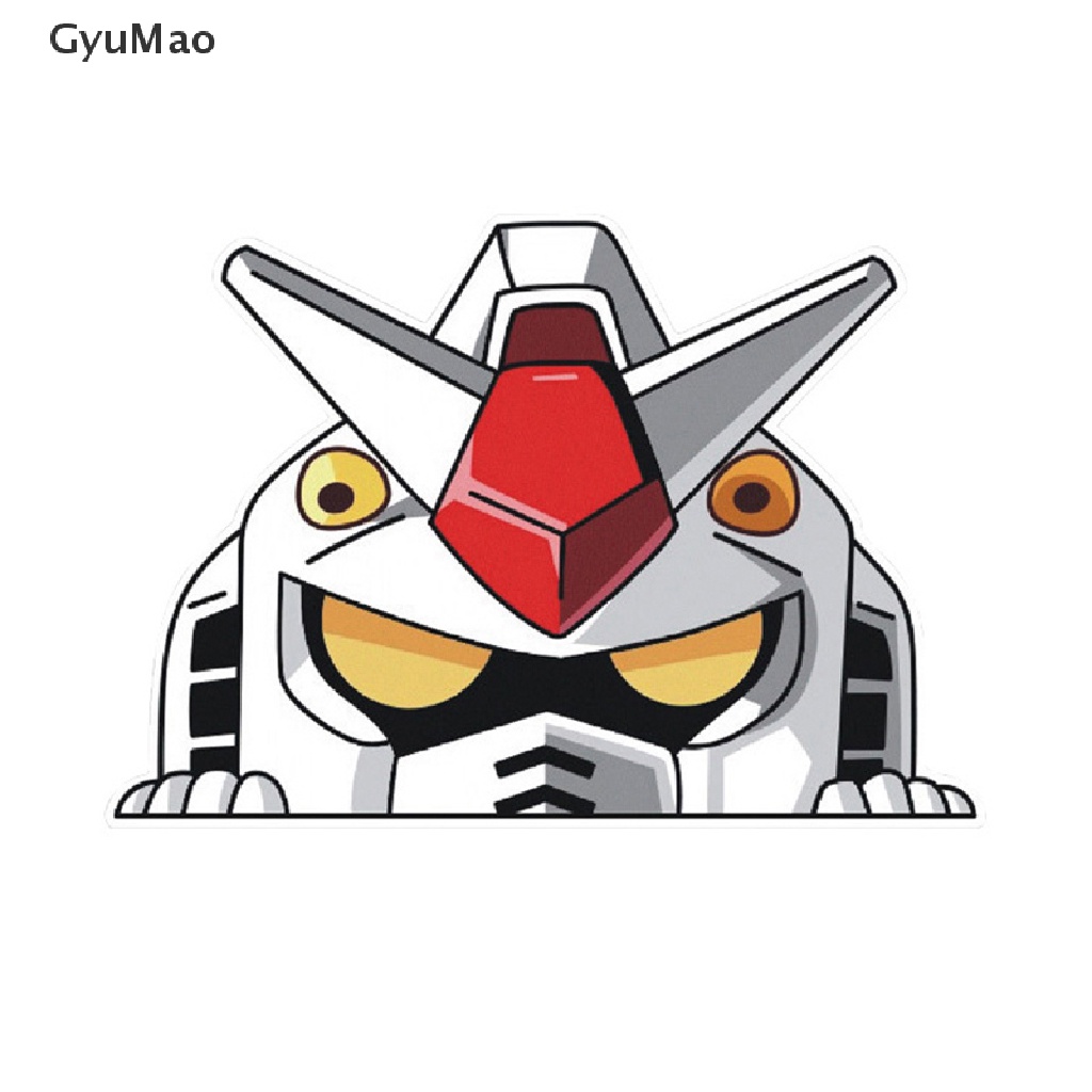 [cxGYMO] Funny GUNDAM RX-78 Peeking Anime Car Sticker Vinyl PVC Decal HDY