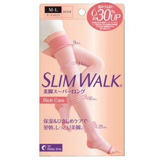 SLIM WALK ขาสวย Super Long Rich Care / เลกกิ้ง / PIP / สำหรับพักผ่อน / ถุงเท้าแบบกดทับ / ส่งตรงจากญี่ปุ่น