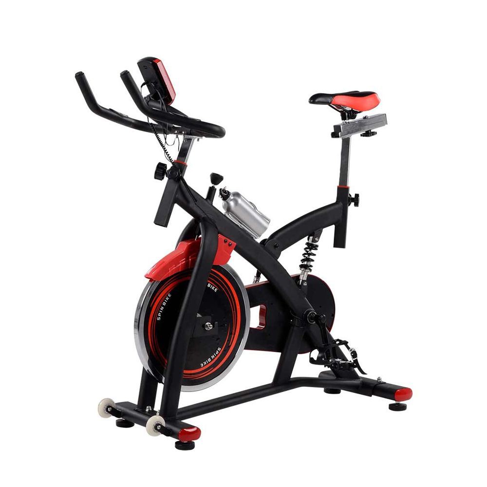 จักรยานฟิตเนส จักรยานนั่งปั่น MAXX SPIN BIKE สีดำ/แดง เครื่องออกกำลังกาย กีฬาและฟิตเนส SPIN BIKE MAXX SPIN BIKE BLACK/RE