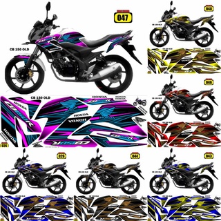 สติกเกอร์ ลายกราฟฟิค lis body honda cb lama cb old 2013-2015