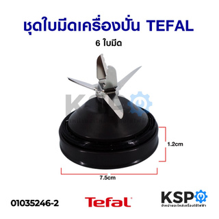 ชุดใบมีดเครื่องปั่น TEFAL ทีฟาล์ว 6 ใบมีด อะไหล่เครื่องปั่น