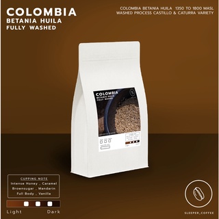 เมล็ดกาแฟคั่ว Colombia Betania Huila  Fully Washed Supremo 1000g