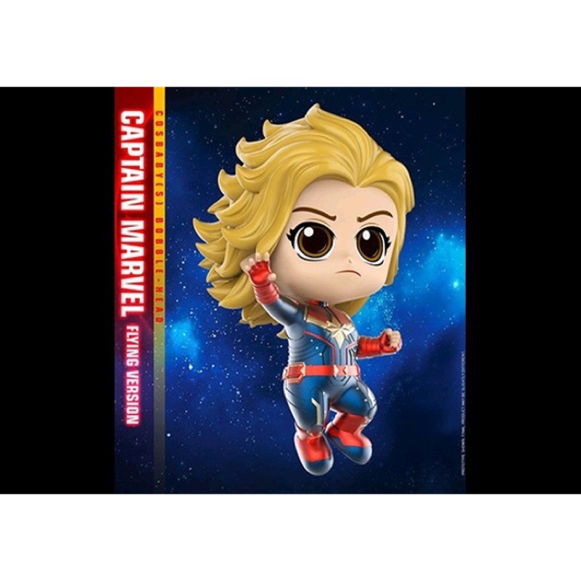 Hottoys Cosbaby Captain Marvel Flying Vertion