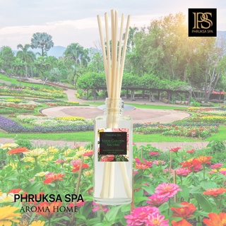 PHRUKSA SPA ก้านไม้หอมปรับอากาศ กลิ่นอีเดน การ์เดน 50 มล.(Reed Diffuser Eden Garden)แถมฟรี! ก้านไม้หวาย