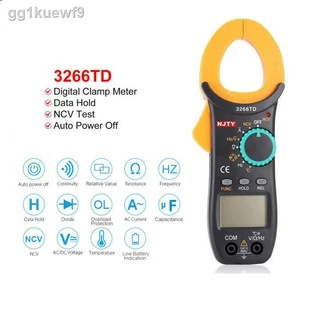 ถูกมาก! มิเตอร์วัดไฟ3266TD Digital Clamp Meter มัลติมิเตอร์ วัดอุณหภูมิ วัดเฮิร์ท แคล้มมิเตอร์ ฮิต!