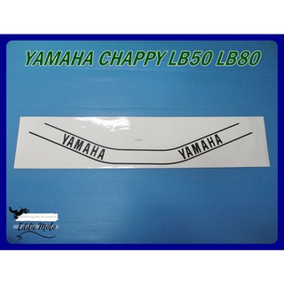 YAMAHA CHAPPY LB50 LB80 BODY STICKER "WHITE" &amp; "BLACK" SET  // สติ๊กเกอร์ชิปปี้ สี ขาว-ดำ สินค้าคุณภาพดี