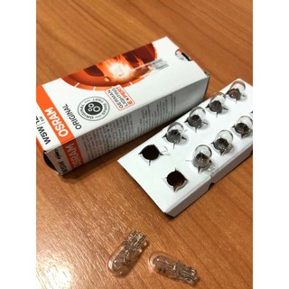 หลอดเสียบ 12V ราคาต่อ 1 กล่อง / 10 หลอด ยี่ห้อ Osram แท้ (ยกกล่อง ถูกกว่า!!!)