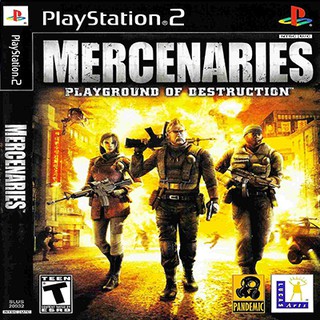 แผ่นเกมส์ PS2 (คุณภาพ) (ส่งไว) Mercenaries Playground of Destruction (USA)