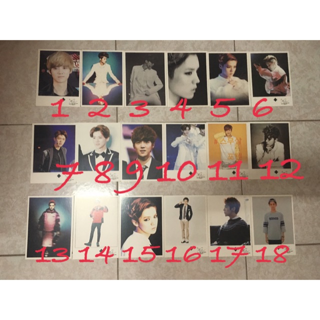 ‼️พร้อมส่ง‼️ โปสการ์ดLUHAN  EXO