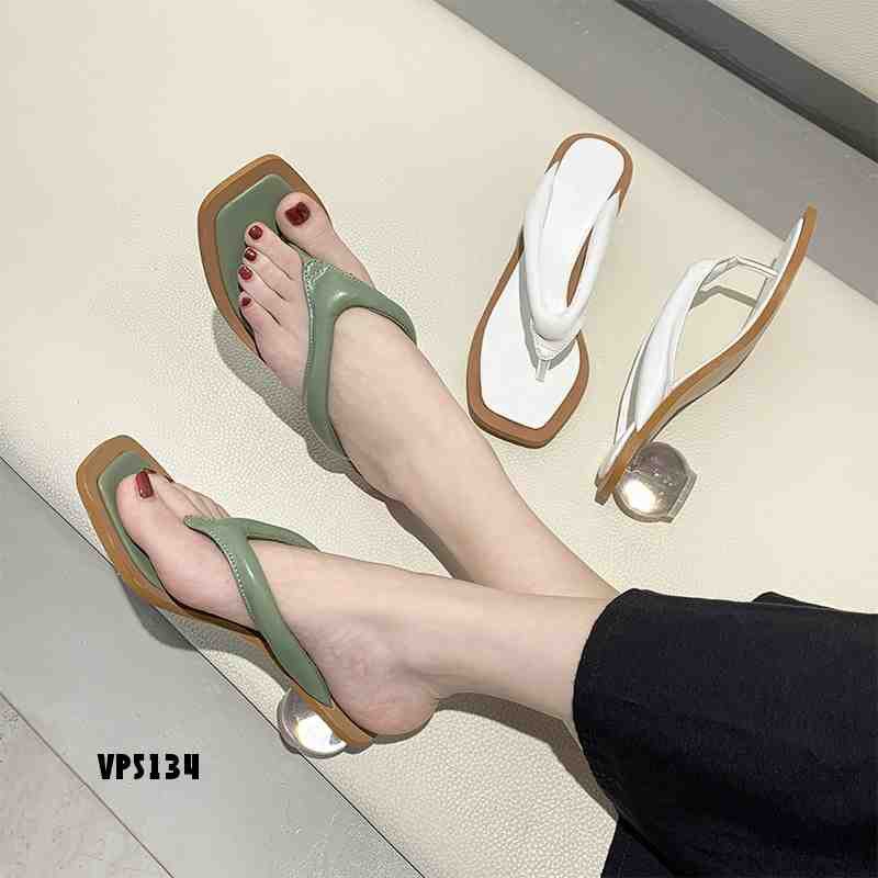Restock KOREAN CRYSTALBALL SLOP HIGH HEELS MMG VP5134