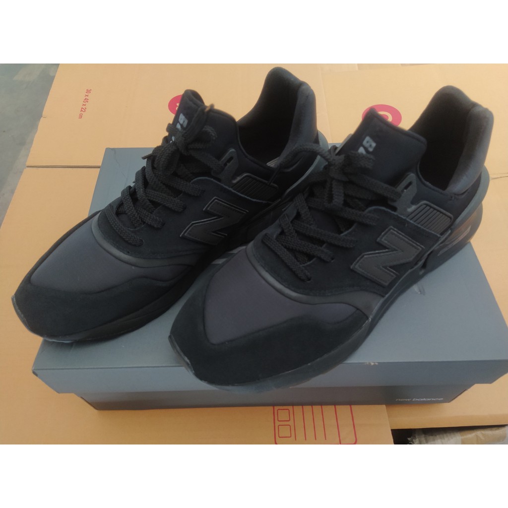 New Balance 997 Sport Triple Black สีดำไซส์ 12US รองเท้าผ้าใบ นิวบาลานซ์