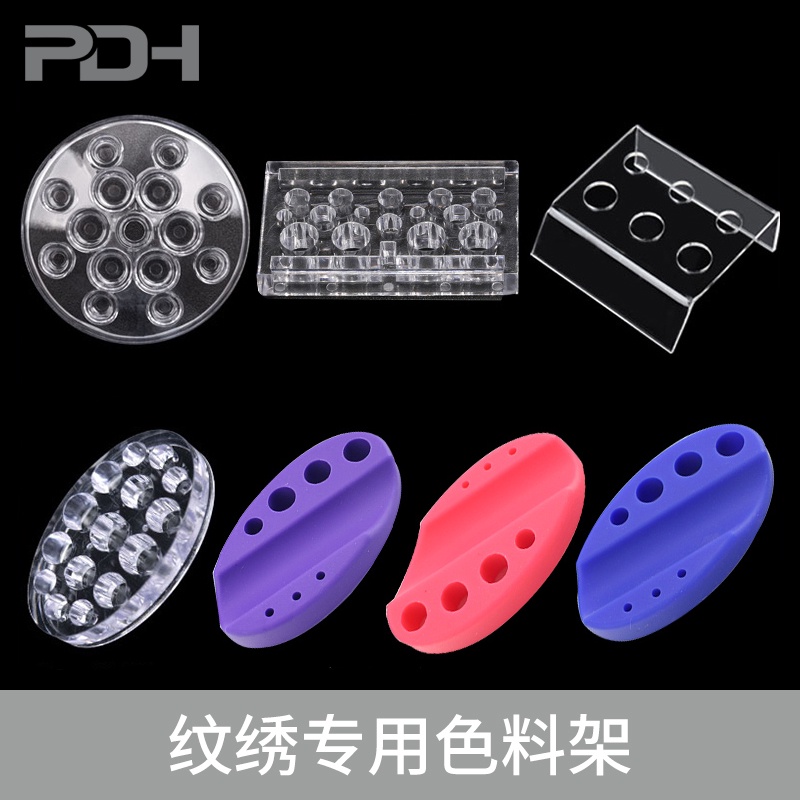 Wenxiu ถาดวางแก้วนม ปากการะบายสี ทรงกลม กึ่งถาวร PDH
