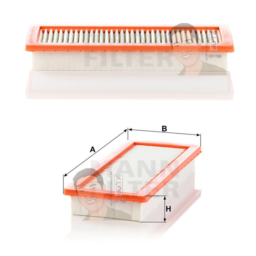 C36003 ไส้กรองอากาศ(MINI) Mini Cooper II /Clubman /Countryman (1.6S TURBO R55/R56/R57/R60) (1.6 JOHN