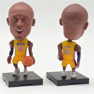 ตุ๊กตาบาสเก็ตบอล NBA Los Angeles Lakers Player 24 Bryant สีเหลือง