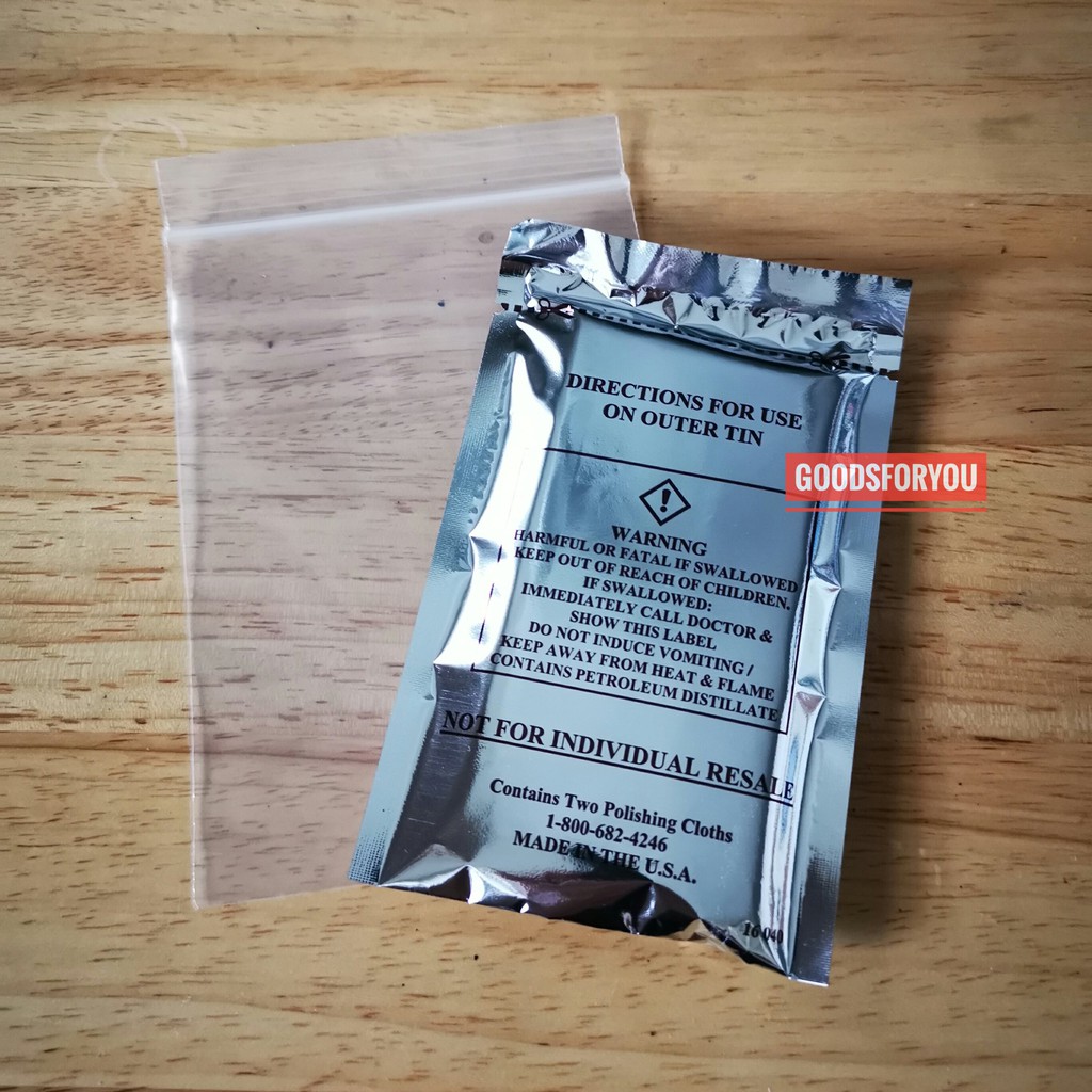 Cape Cod ผ้าขัดเงาโลหะ ลบรอยขนแมว แบบซอง CapeCod Polish polishing cloth พิเศษ!! ฟรีถุงซิปล๊อค